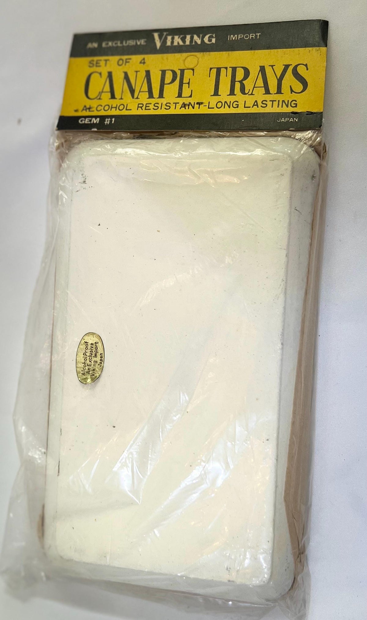 Canape Alcohol Proof Paper Mache Tray - MCM