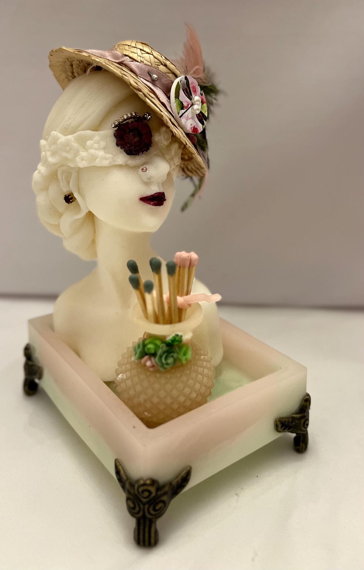 Woman of Intention Sculptural Candle | Handmade Keepsake for New Beginnings