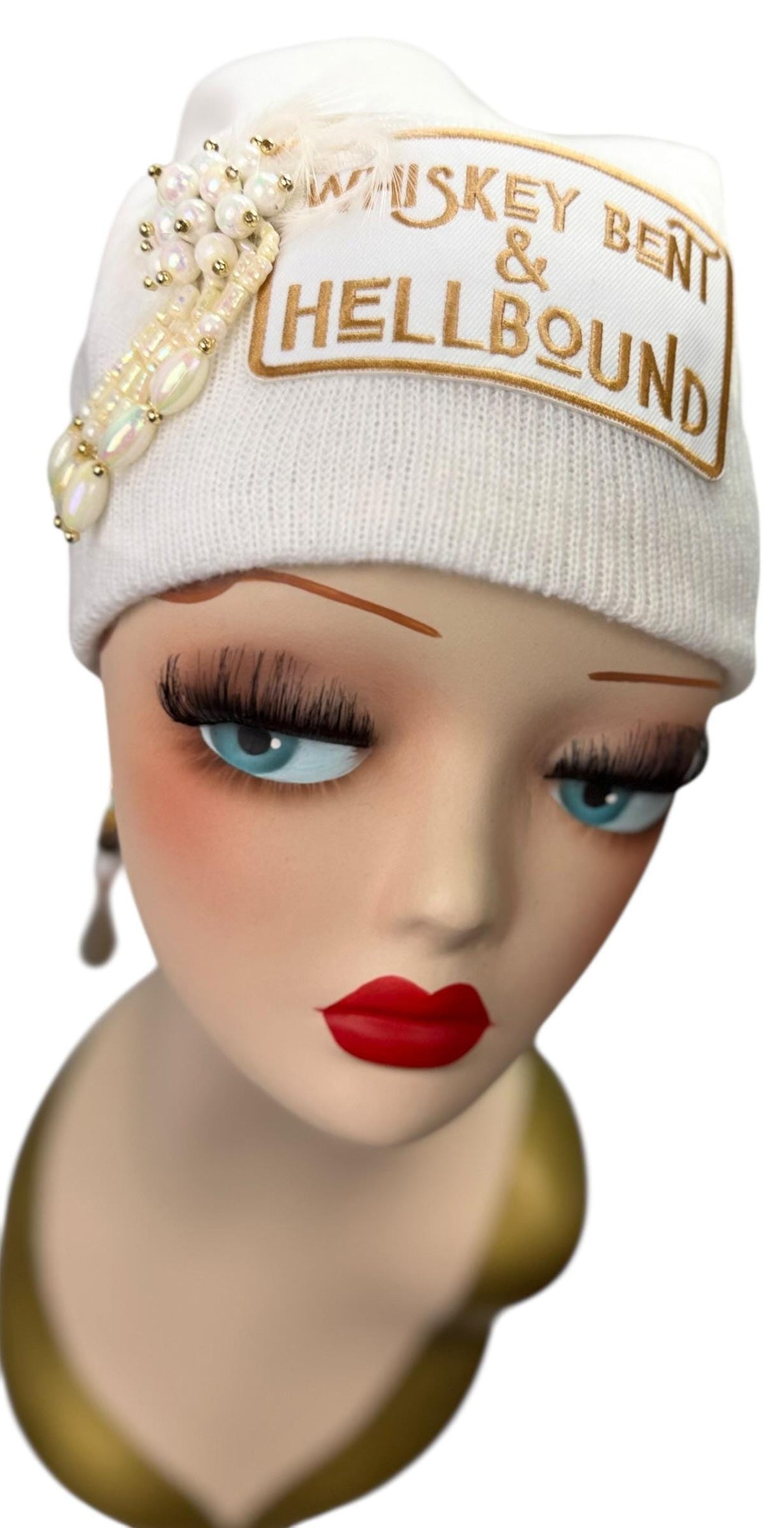 Whiskey Bent & Hell Bound | Trucker Hat & Brooch