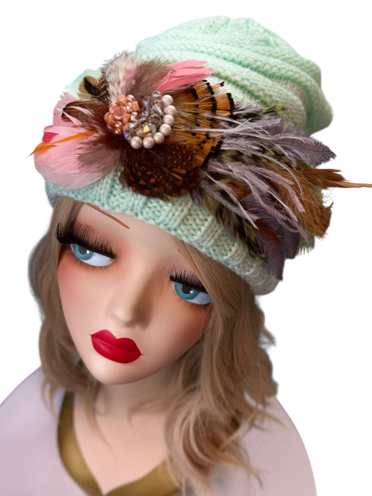 Mint and Honey Season - Luxury Ski Lodge Accessory - Refined Elegance Winter Attire