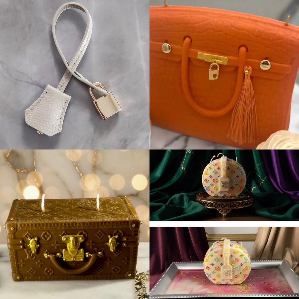 DESIGNER HANDBAG CANDLE | GG MARMONT