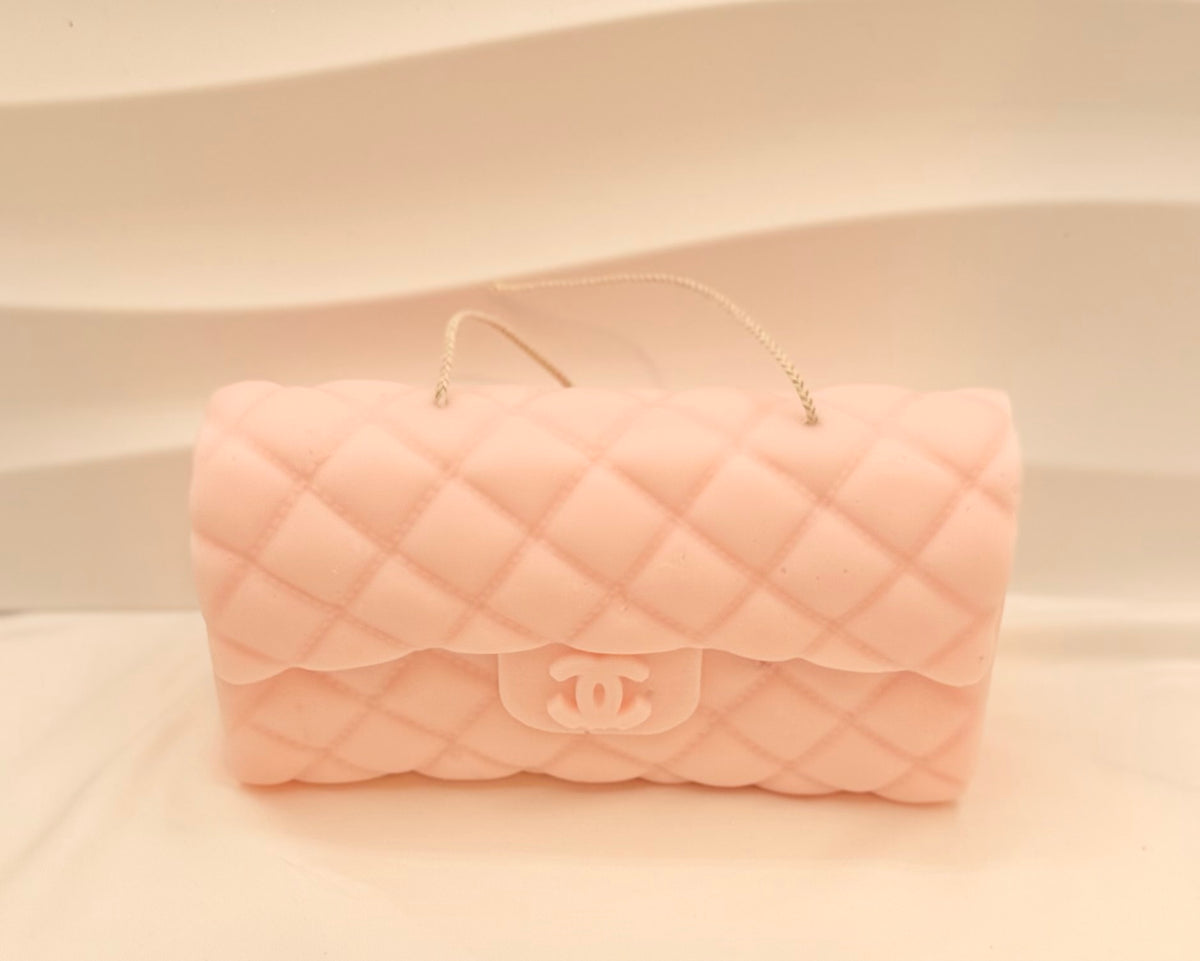 DESIGNER HANDBAG CANDLE | Classical Couture | CC Quilted Handbag