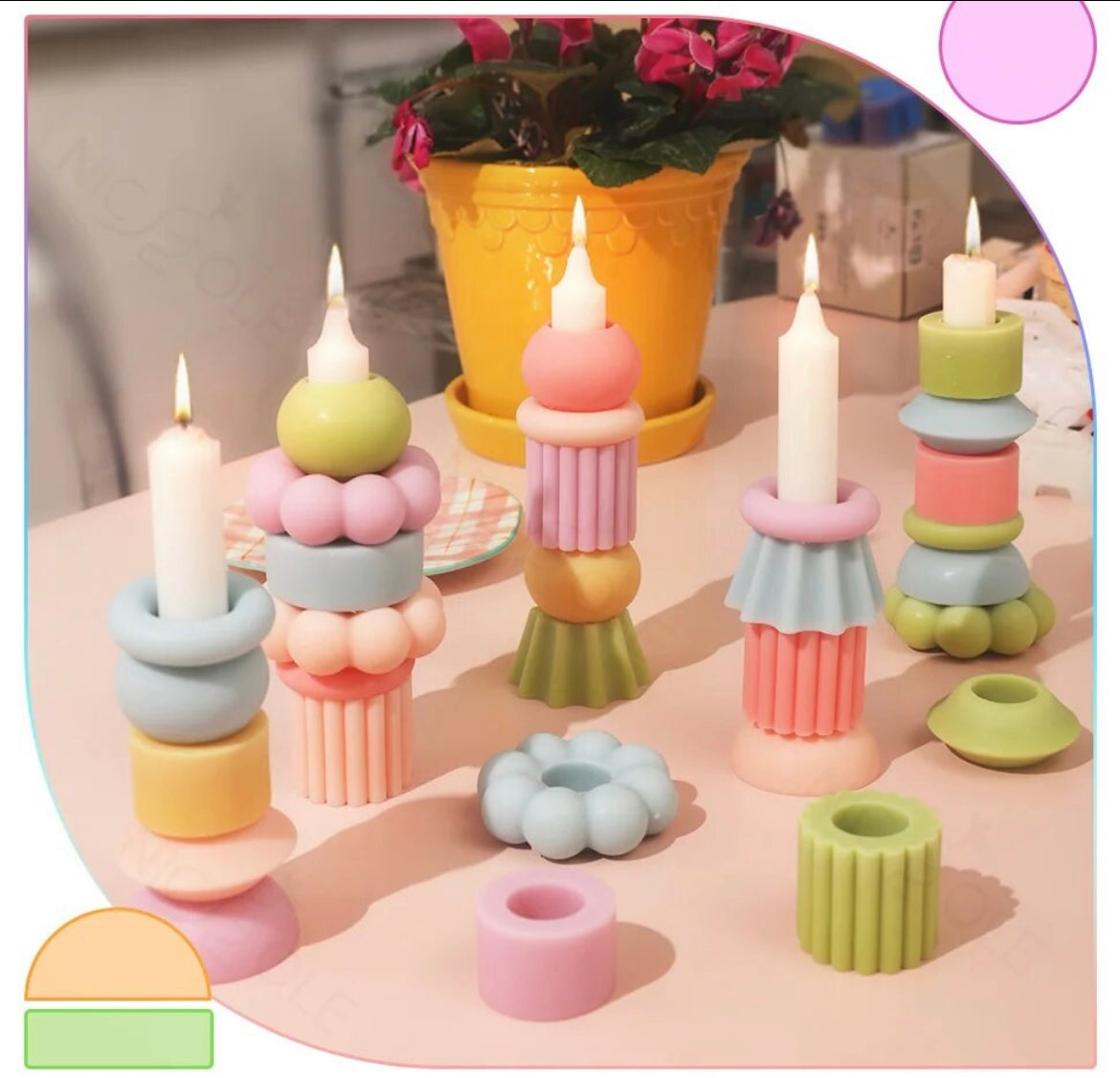TAPER RING CANDLES | ACCENT CANDLES