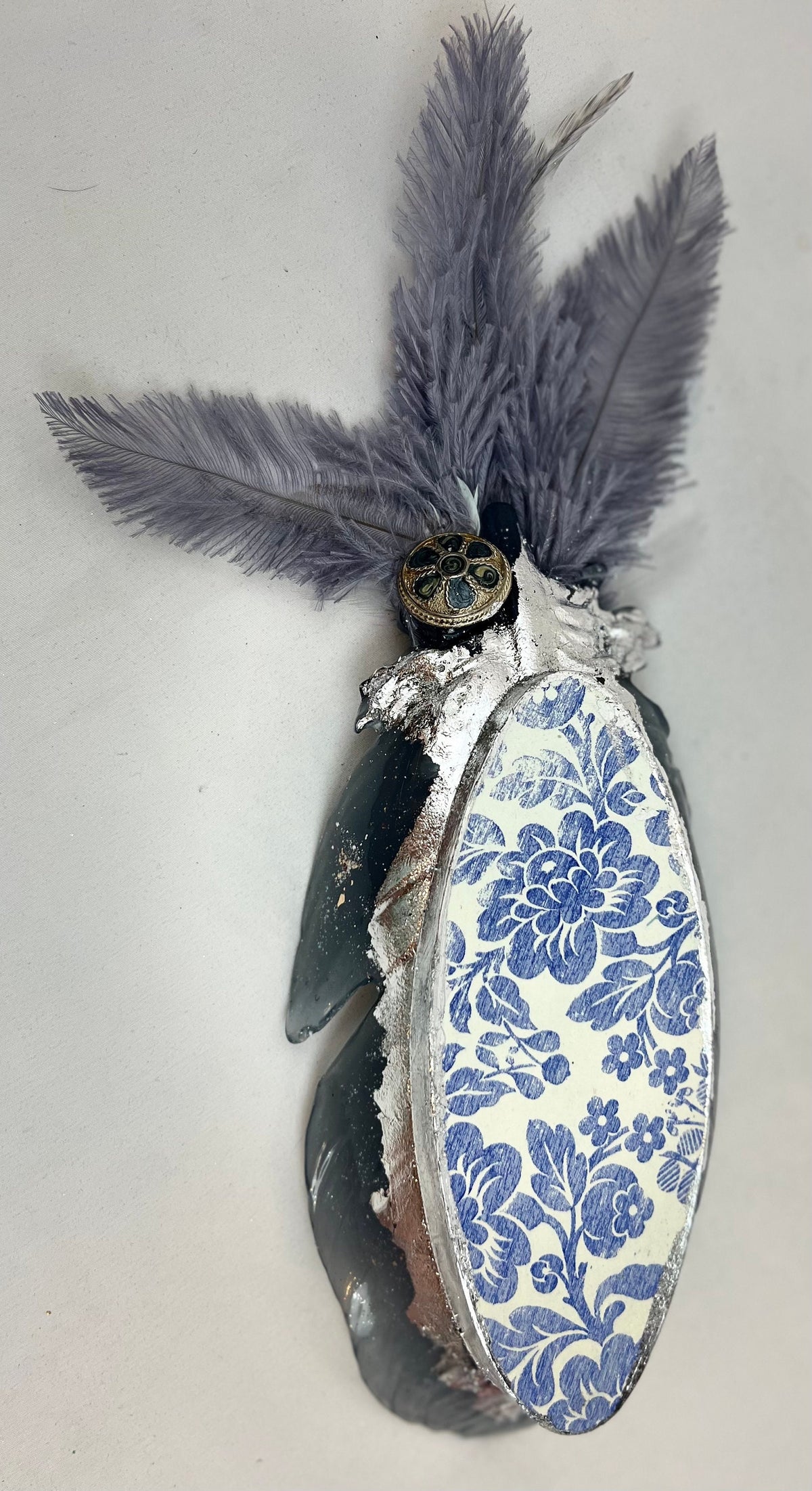 Embellished Peacock Catchall Trinket Dish