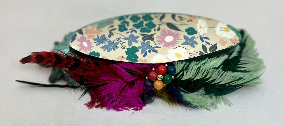 Embellished Peacock Dish