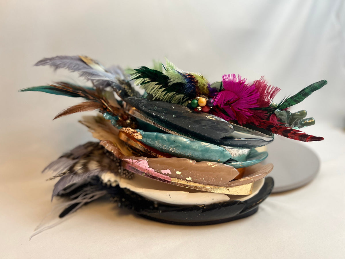 Embellished Peacock Dish