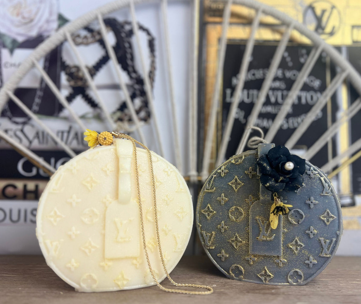 Sculptural Handbag Candle, Decorative Purse, Wearable Jewelry, Vintage, Housewarming Gift