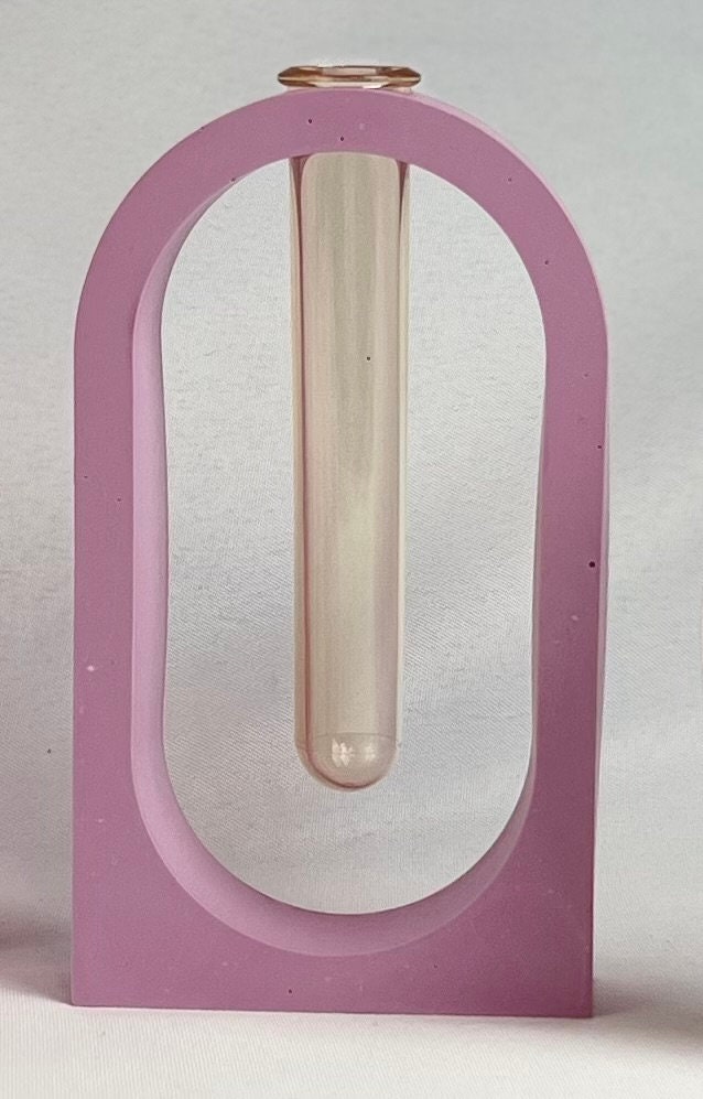 Jesmonite Hydroponic Vase for Modern Propagation in Nordic Style