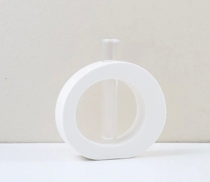 Hydroponic Vase - Propagation Station - Room Diffuser - Jesmonite - Bud Vase - Test Tube Vase - Nordic - Scandi - Mid-Century - Woman Vase