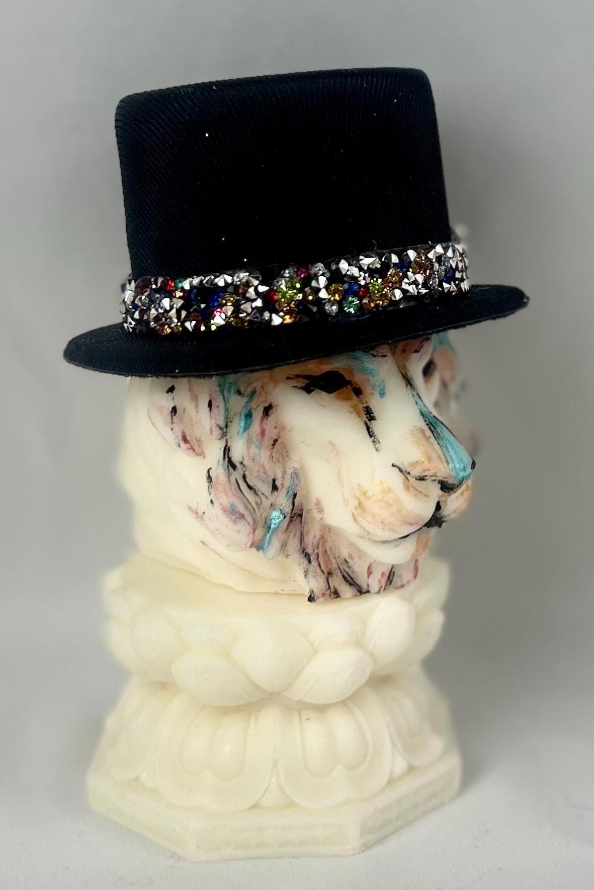 Lionhearted Sculptural Candle - Lion Inspired Artisan Decor, Strength & Courage Gift