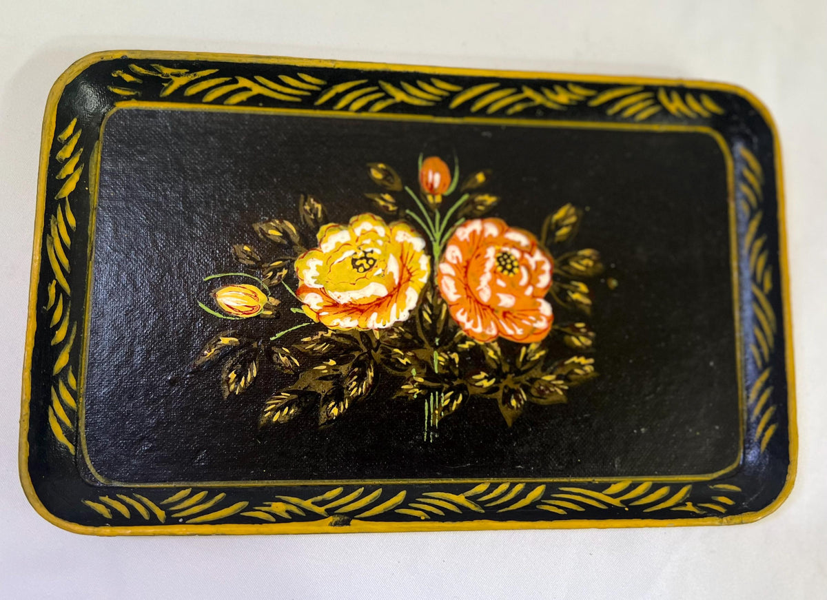 Vintage Alcohol Proof Paper Mache Tray - Made in Japan - MCM