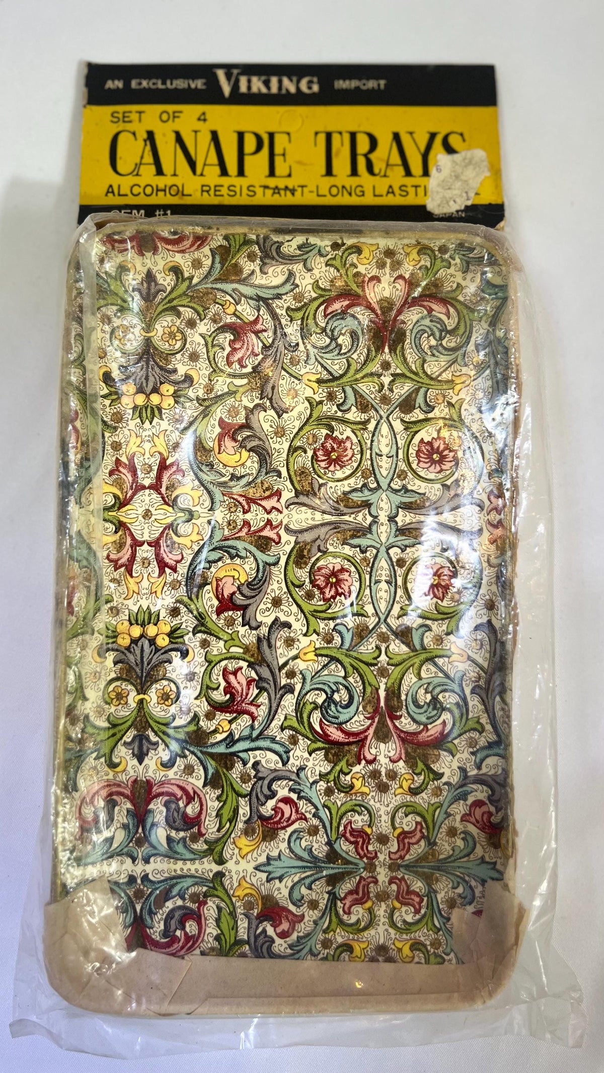 Canape Alcohol Proof Paper Mache Tray - MCM