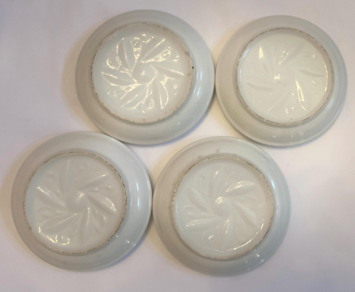 Hunt Hallmark Porcelain Hand Painted Coasters - Set of 4
