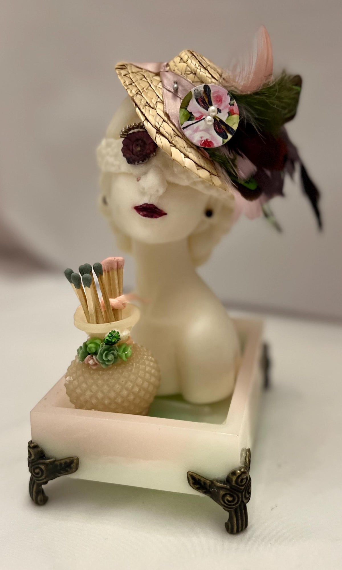 Woman of Intention Sculptural Candle | Handmade Keepsake for New Beginnings