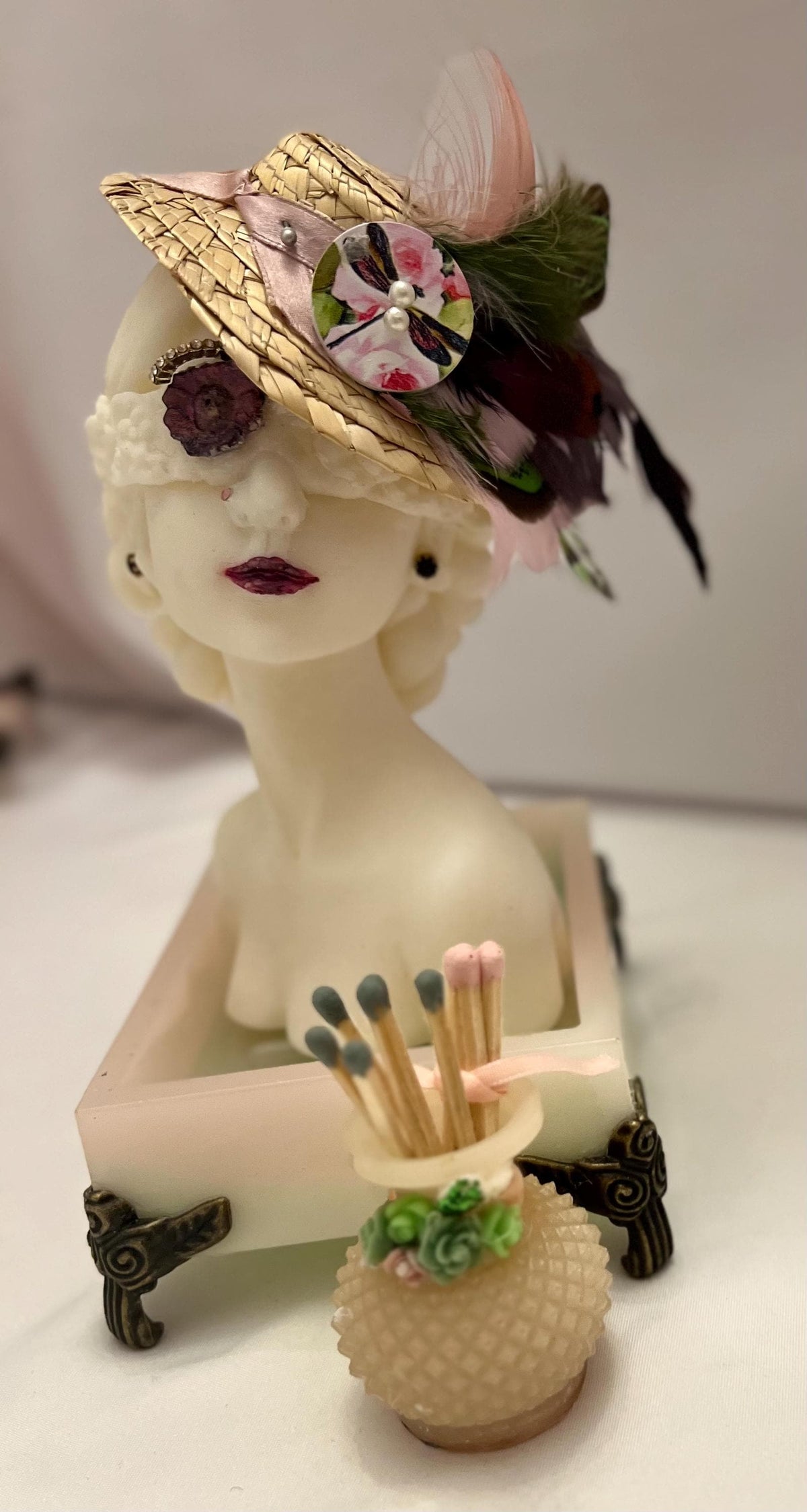 Woman of Intention Sculptural Candle | Handmade Keepsake for New Beginnings