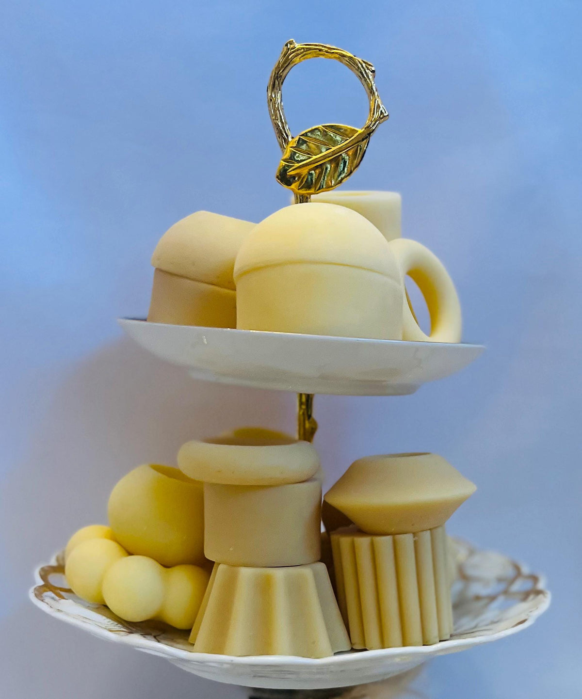 Taper Candle Rings - Yellow Pallet