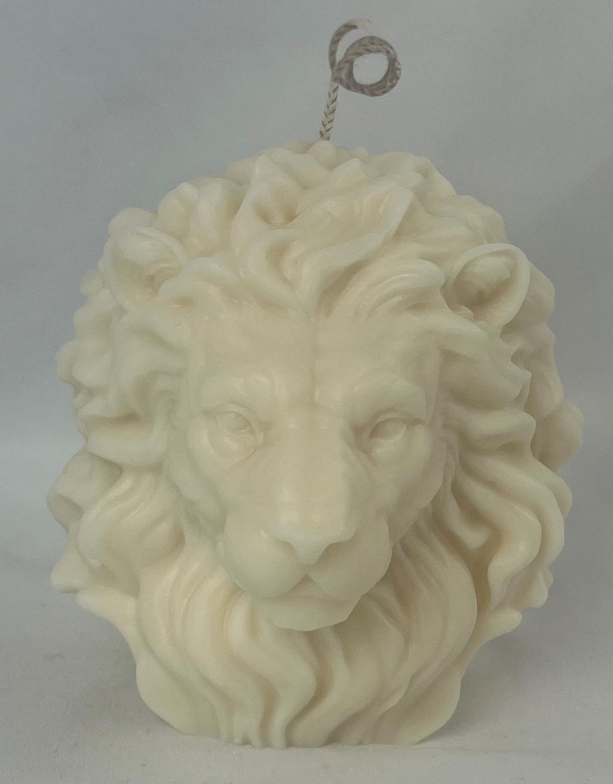 Lionhearted Sculptural Candle - Lion Inspired Artisan Decor, Strength & Courage Gift