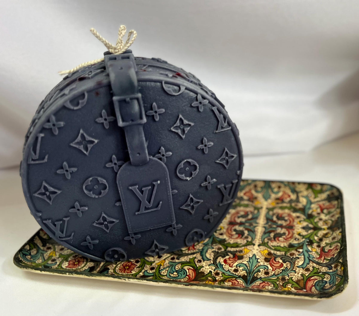 Sculptural Handbag Candle, Decorative Purse, Wearable Jewelry, Vintage, Housewarming Gift