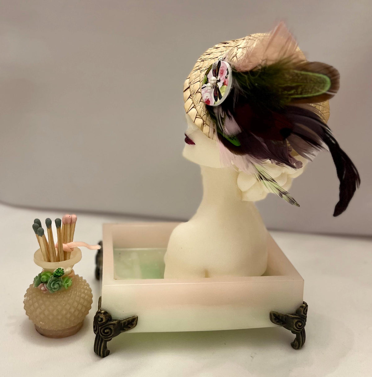 Woman of Intention Sculptural Candle | Handmade Keepsake for New Beginnings