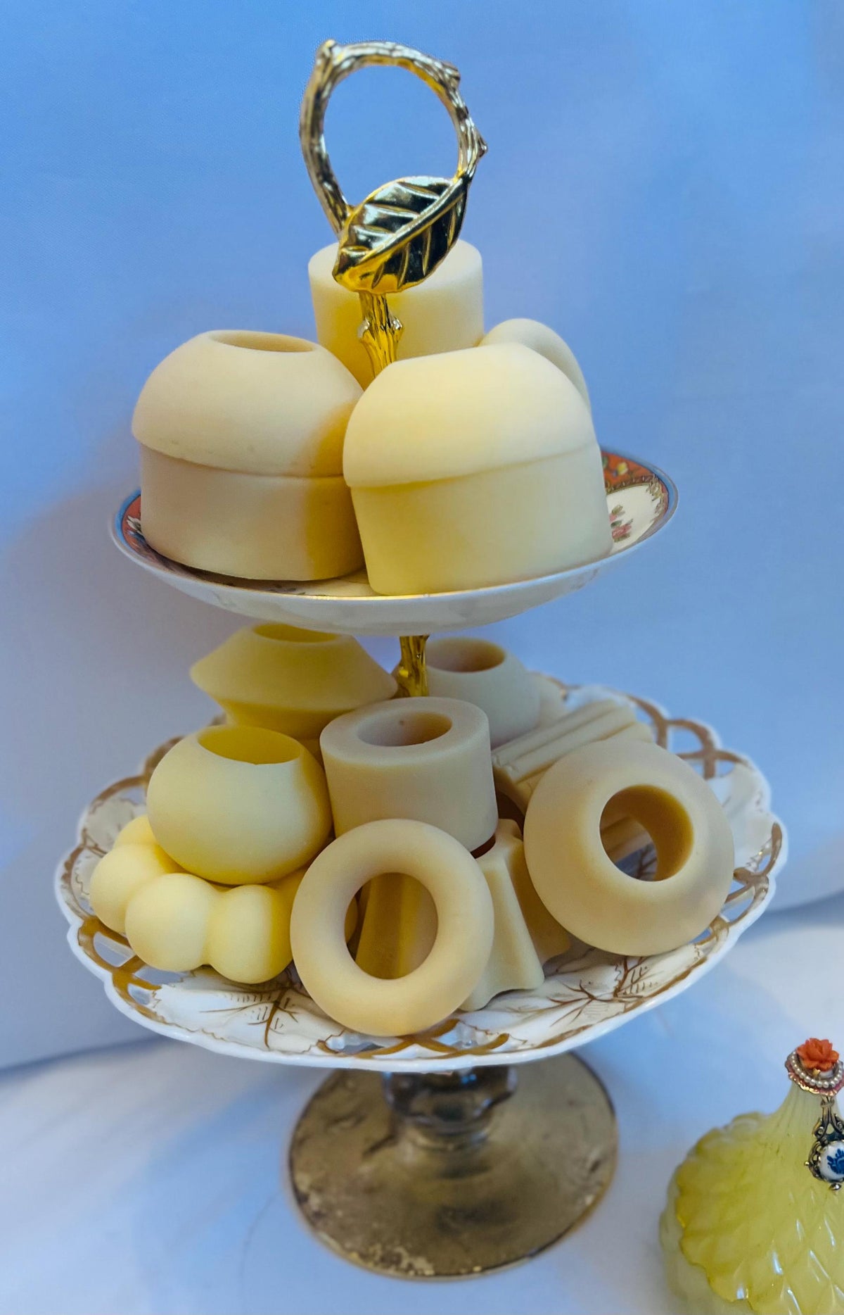 Taper Candle Rings - Yellow Pallet