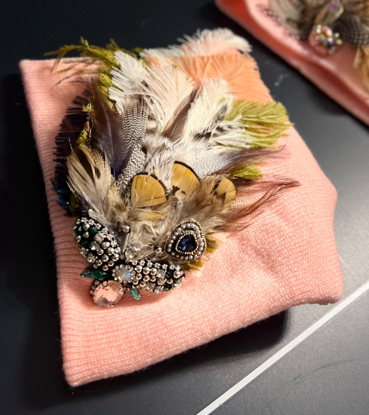 Butterfly Gardens | hand-embellished beanie