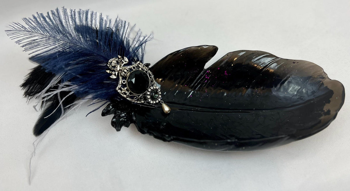 Embellished Peacock Dish