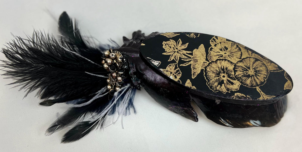 Embellished Peacock Dish