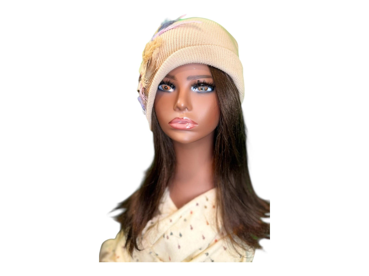 Afternoon’s at the Country Club | hand-embellished beanie