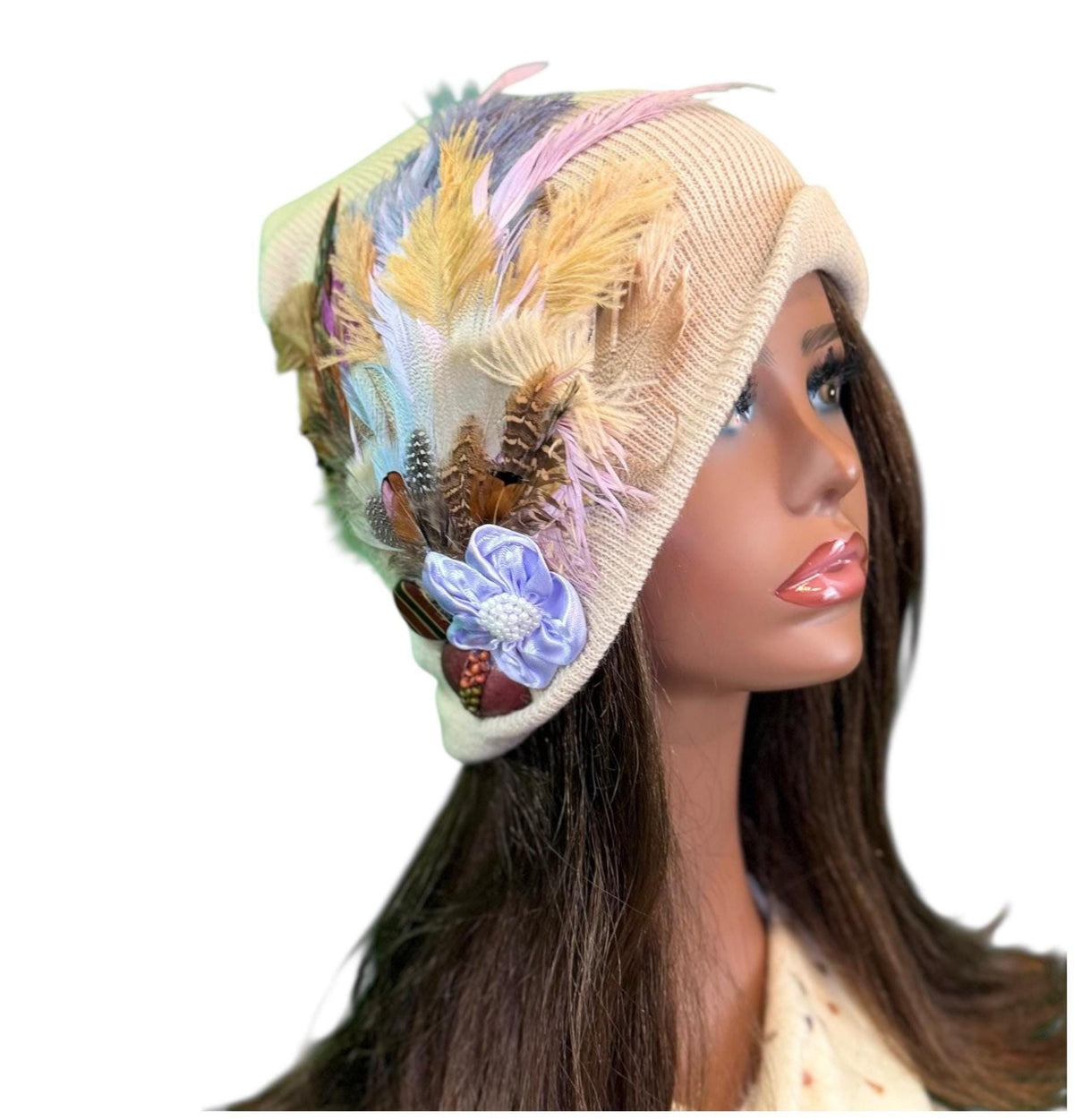 Afternoon’s at the Country Club | hand-embellished beanie
