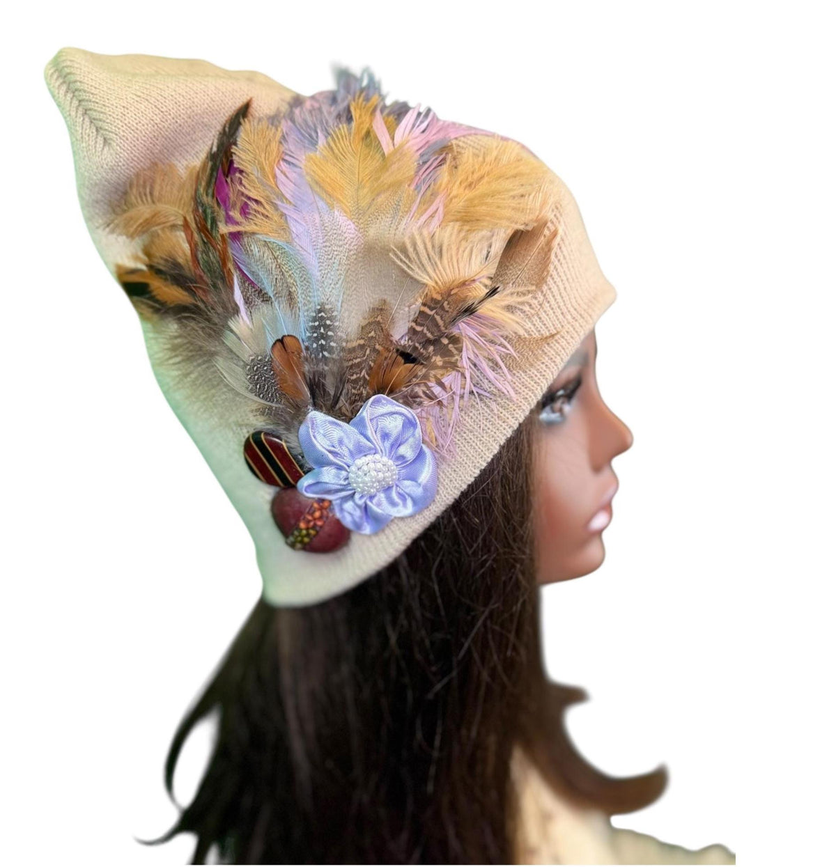 Afternoon’s at the Country Club | hand-embellished beanie