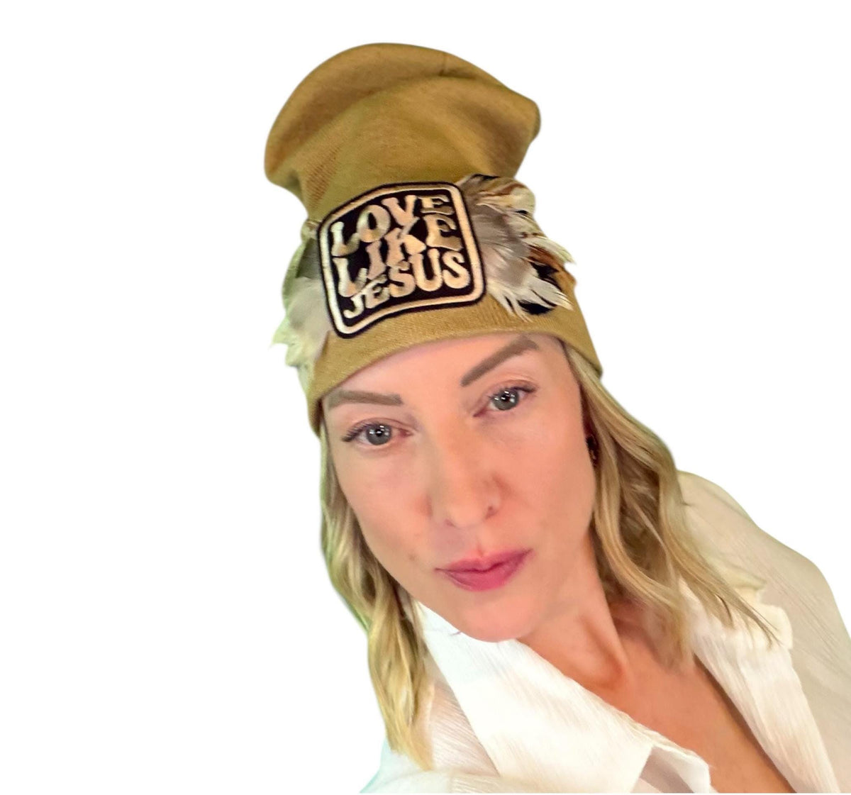 Love Like Jesus, Patchwork Fashionable Hat