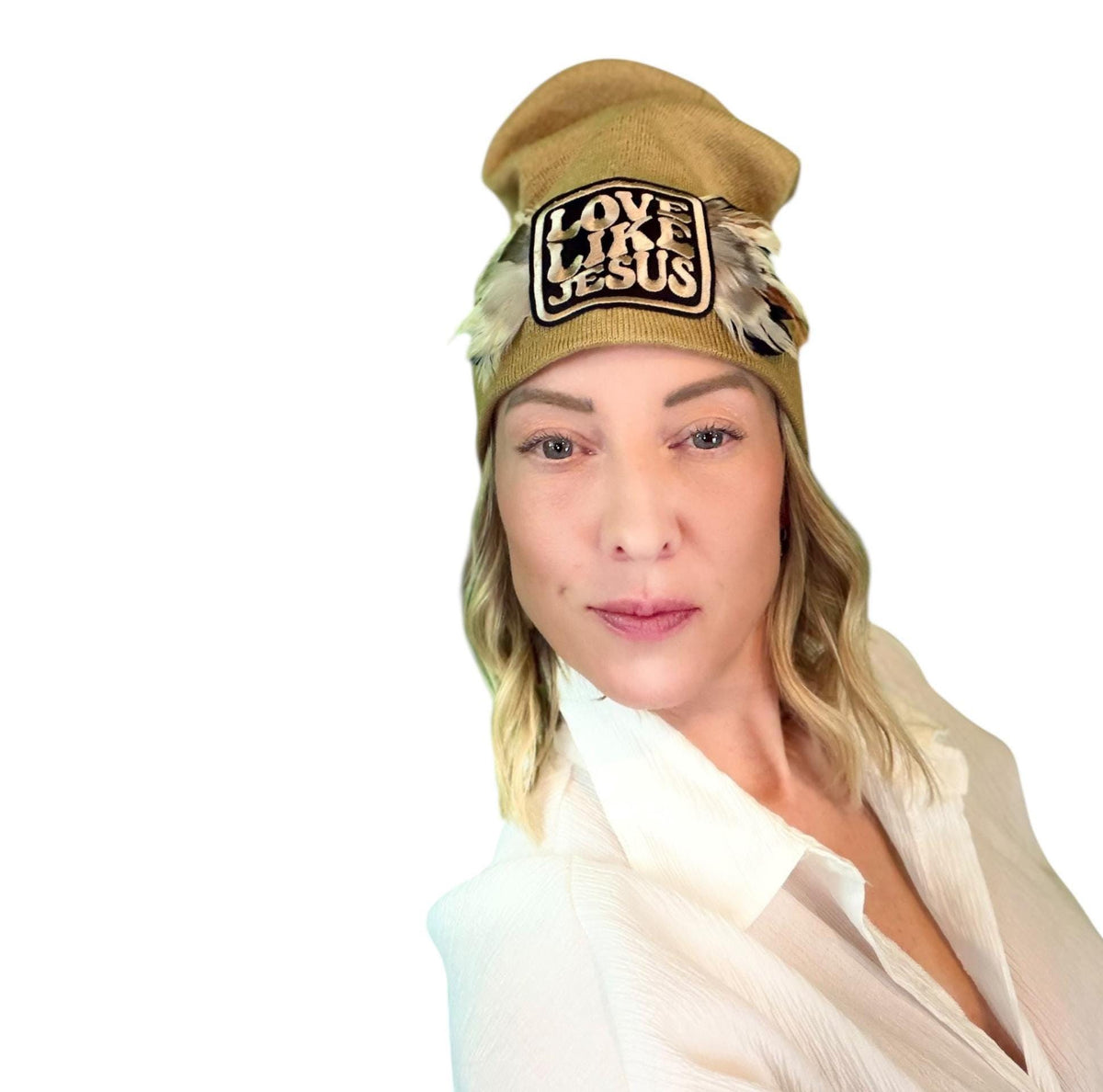 Love Like Jesus, Patchwork Fashionable Hat