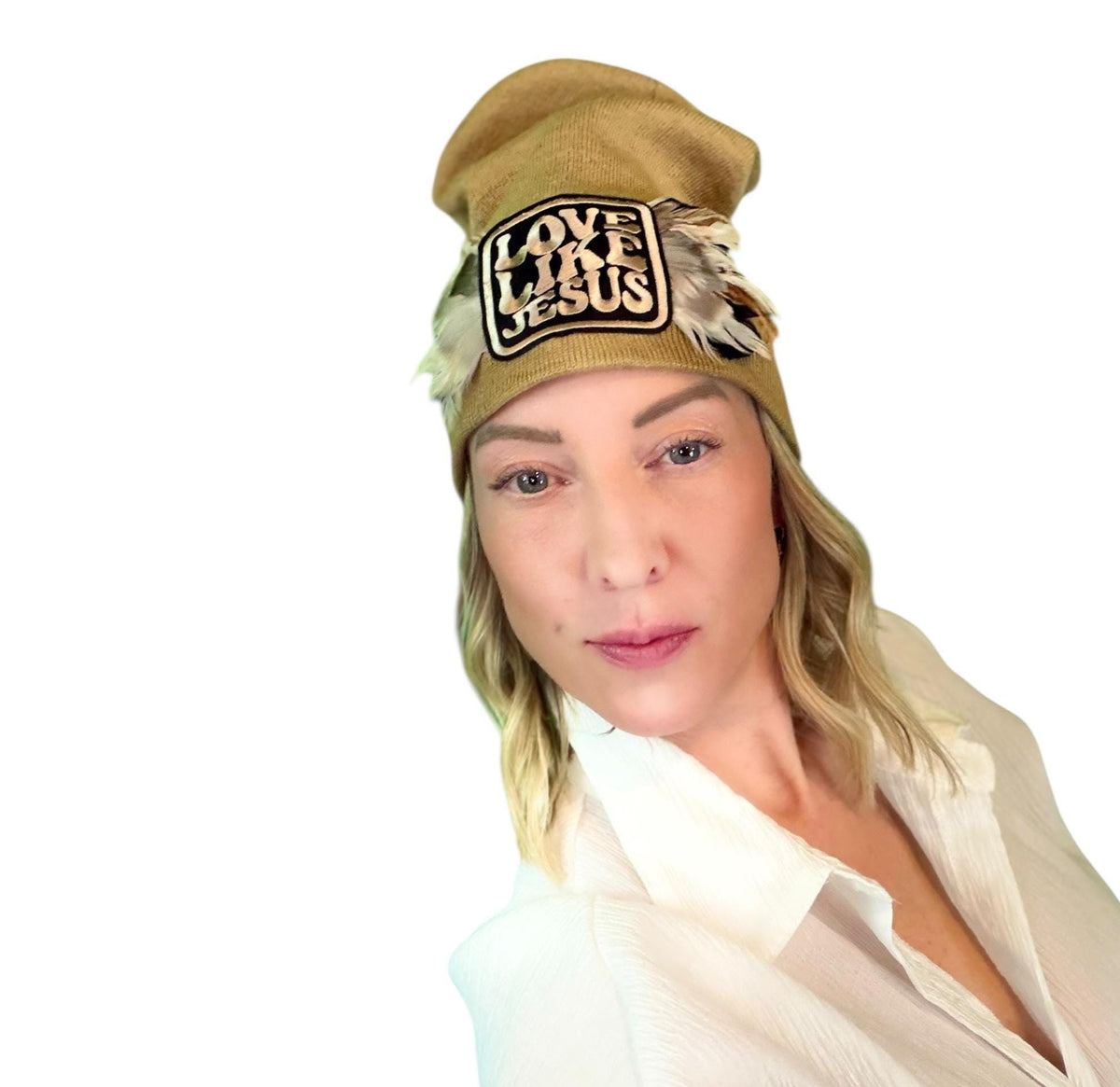 Love Like Jesus, Patchwork Fashionable Hat