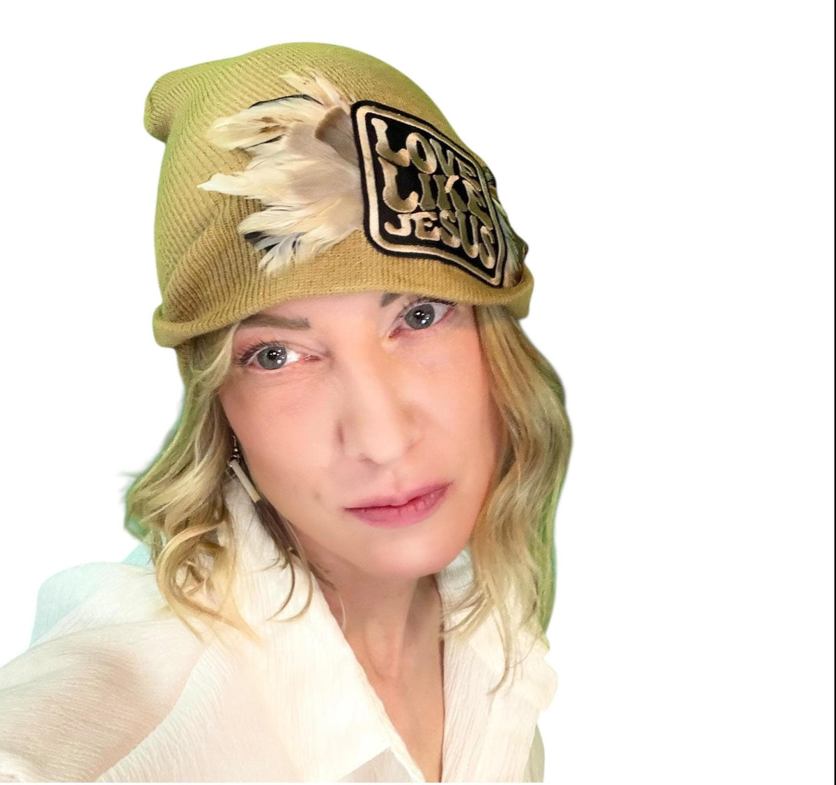 Love Like Jesus, Patchwork Fashionable Hat