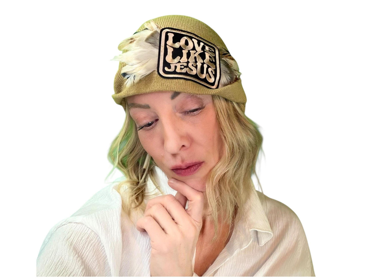 Love Like Jesus, Patchwork Fashionable Hat