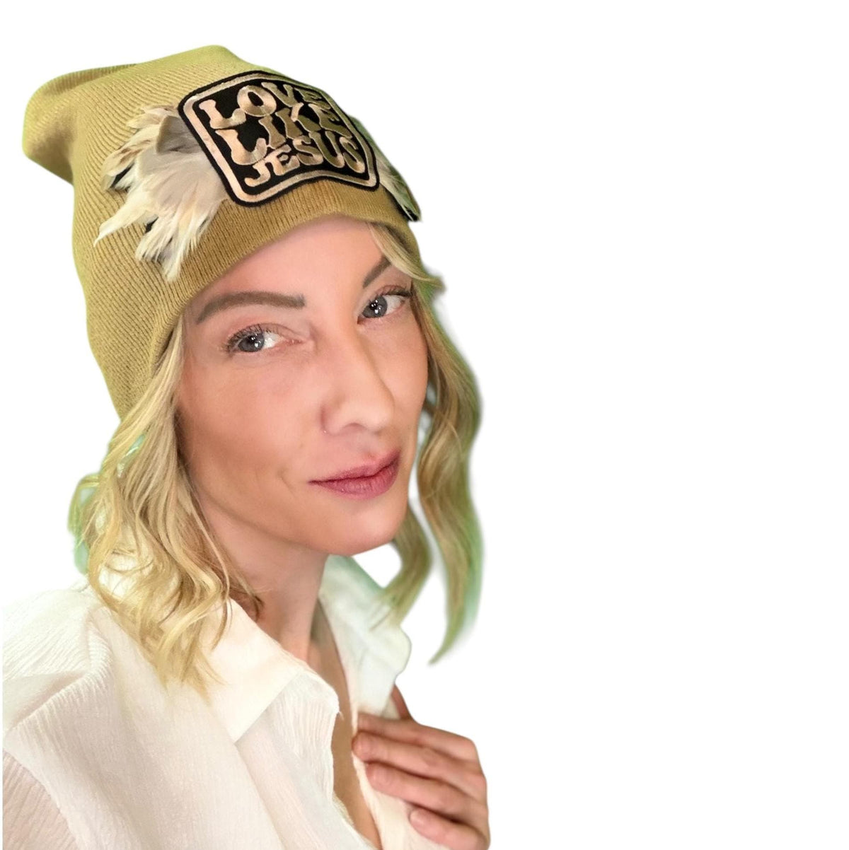 Love Like Jesus, Patchwork Fashionable Hat