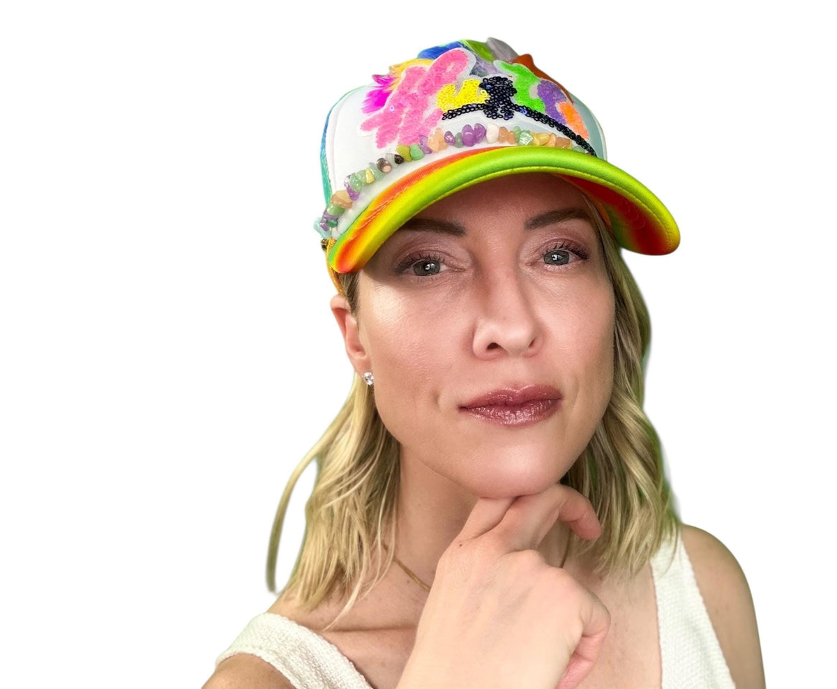 NEON STARS | “HUSTLE” | TRUCKER HAT