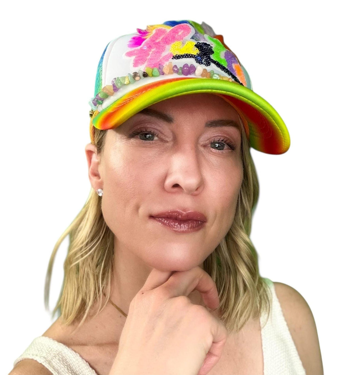 NEON STARS | “HUSTLE” | TRUCKER HAT
