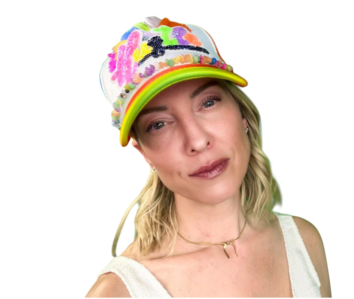 NEON STARS | “HUSTLE” | TRUCKER HAT