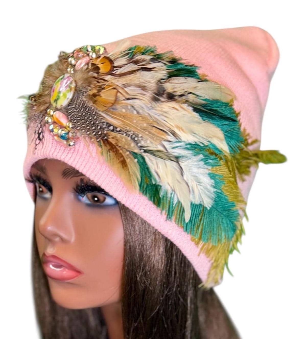 Butterfly Gardens | hand-embellished beanie