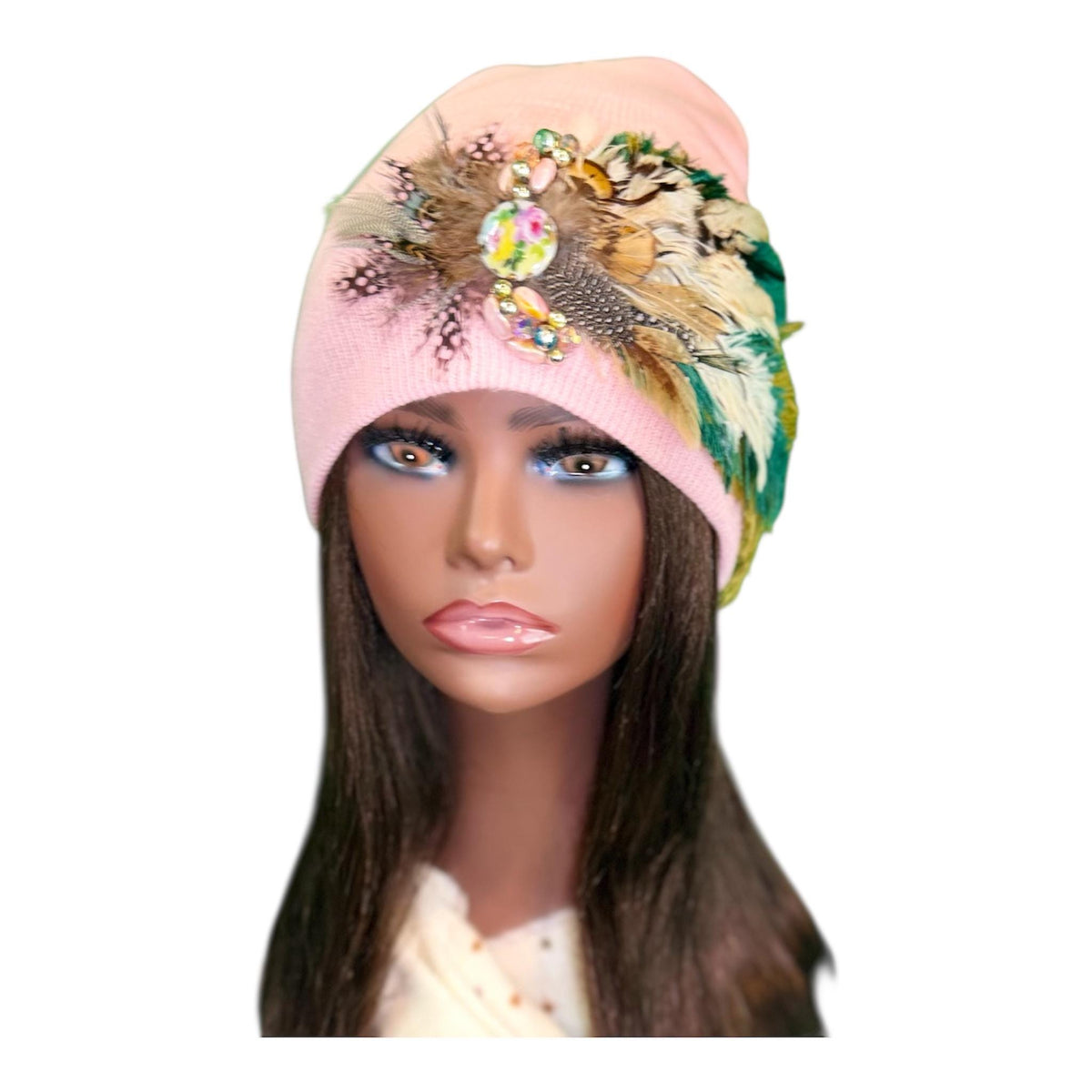 Butterfly Gardens | hand-embellished beanie