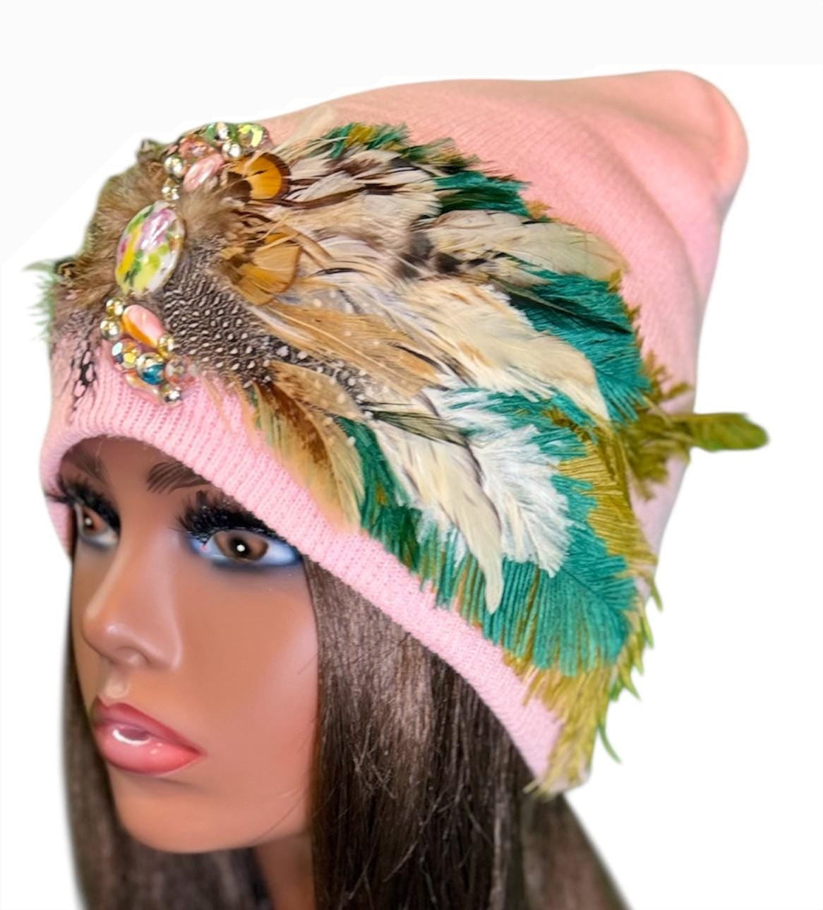 Butterfly Gardens | hand-embellished beanie