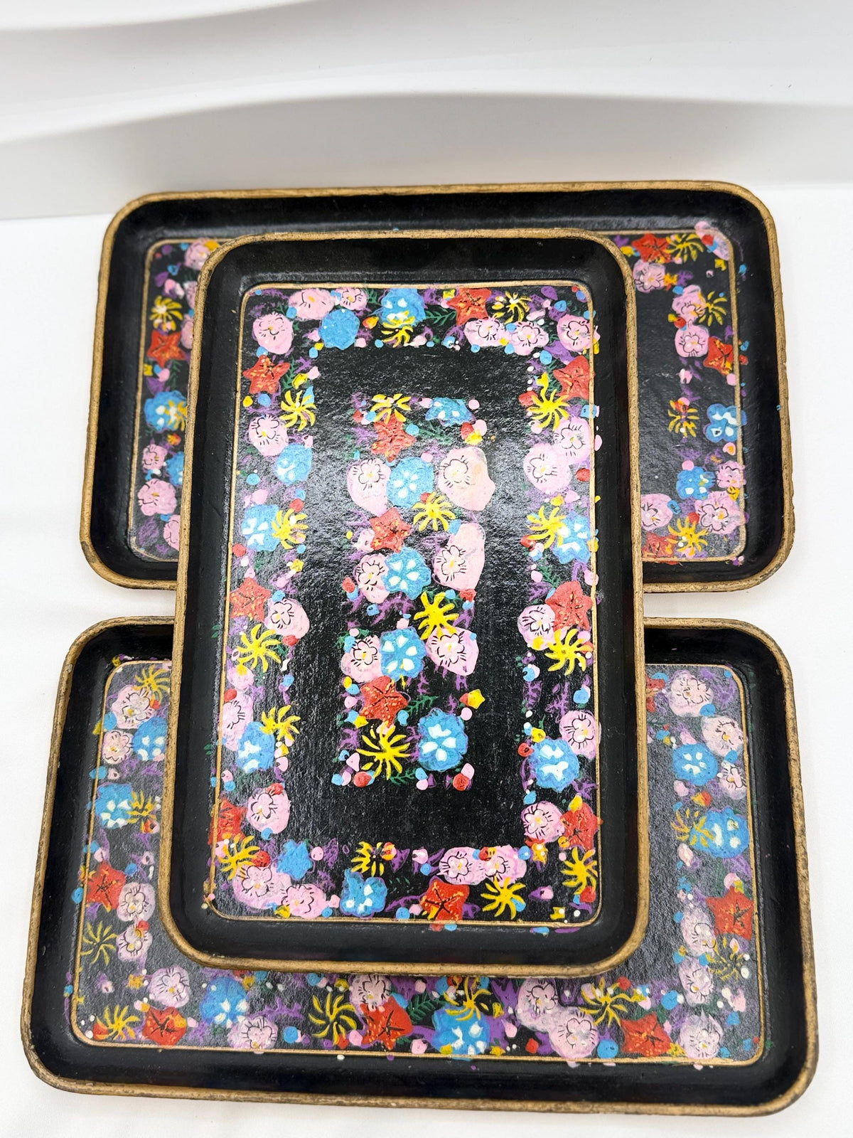 Vintage Alcohol Proof Paper Mache Tray - Made in Japan - MCM
