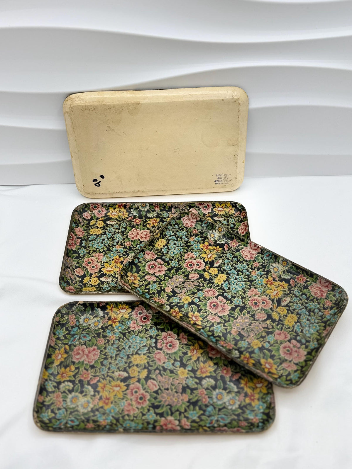 Vintage Alcohol Proof Paper Mache Tray - Made in Japan - MCM