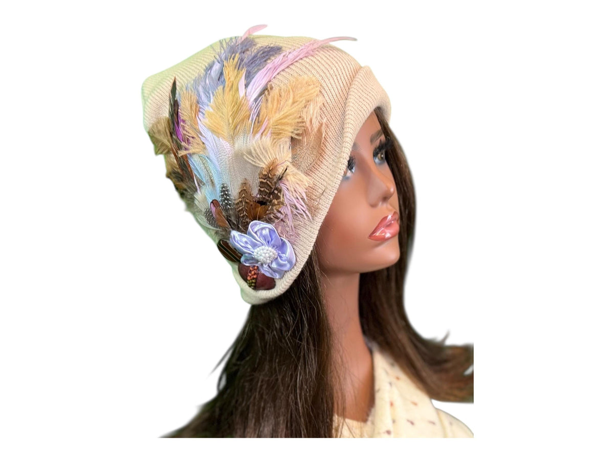 Afternoon’s at the Country Club | hand-embellished beanie