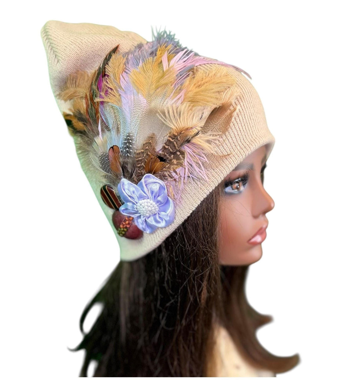 Afternoon’s at the Country Club | hand-embellished beanie