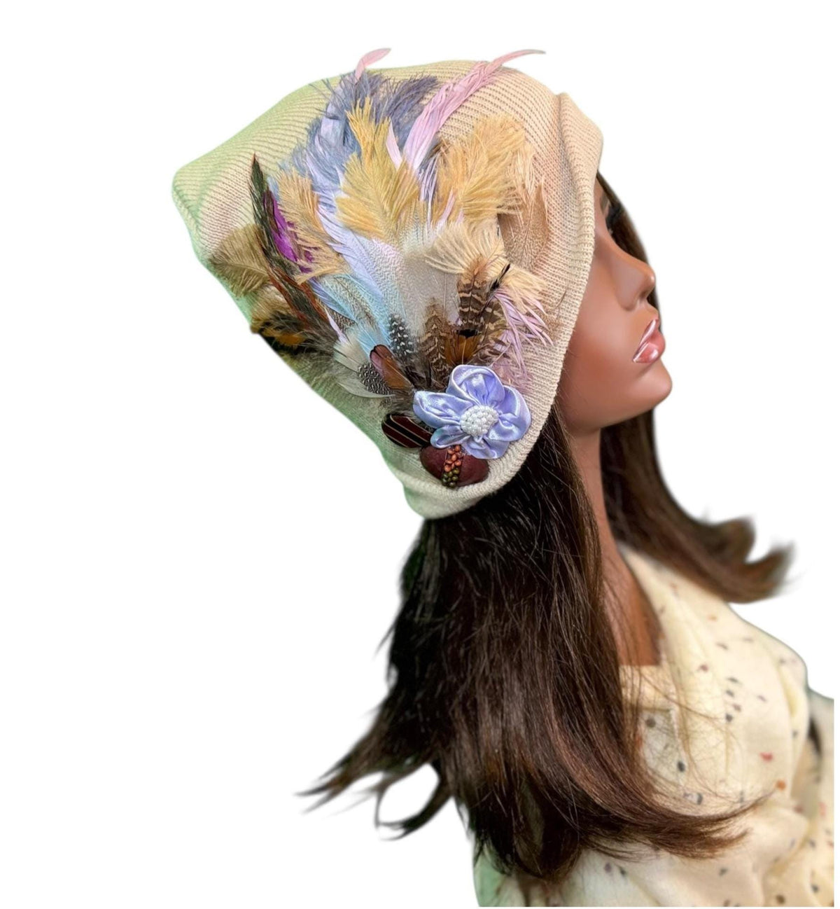 Afternoon’s at the Country Club | hand-embellished beanie