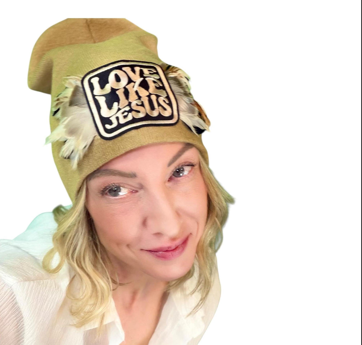Love Like Jesus, Patchwork Fashionable Hat