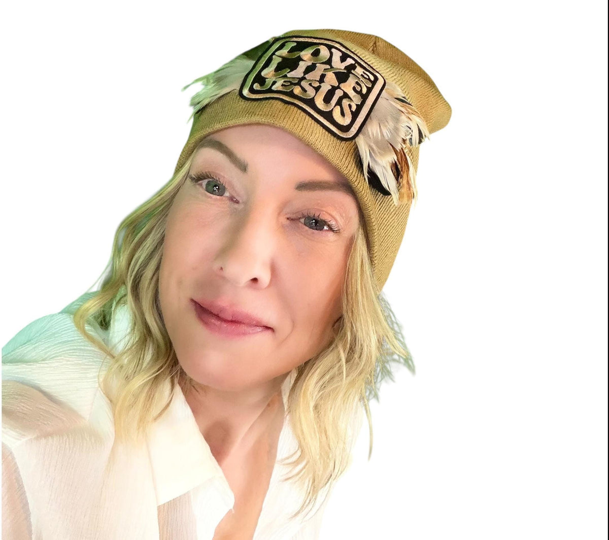 Love Like Jesus, Patchwork Fashionable Hat