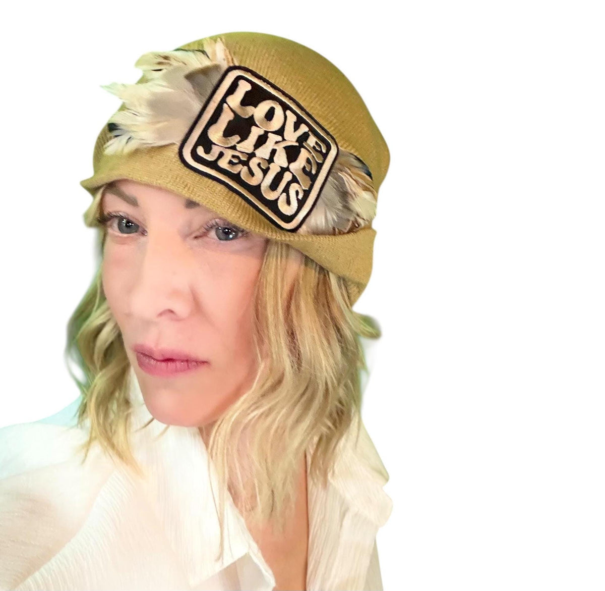 Love Like Jesus, Patchwork Fashionable Hat